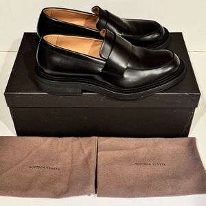 Bottega Veneta LEATHER VARENNE PENNY LOAFERS